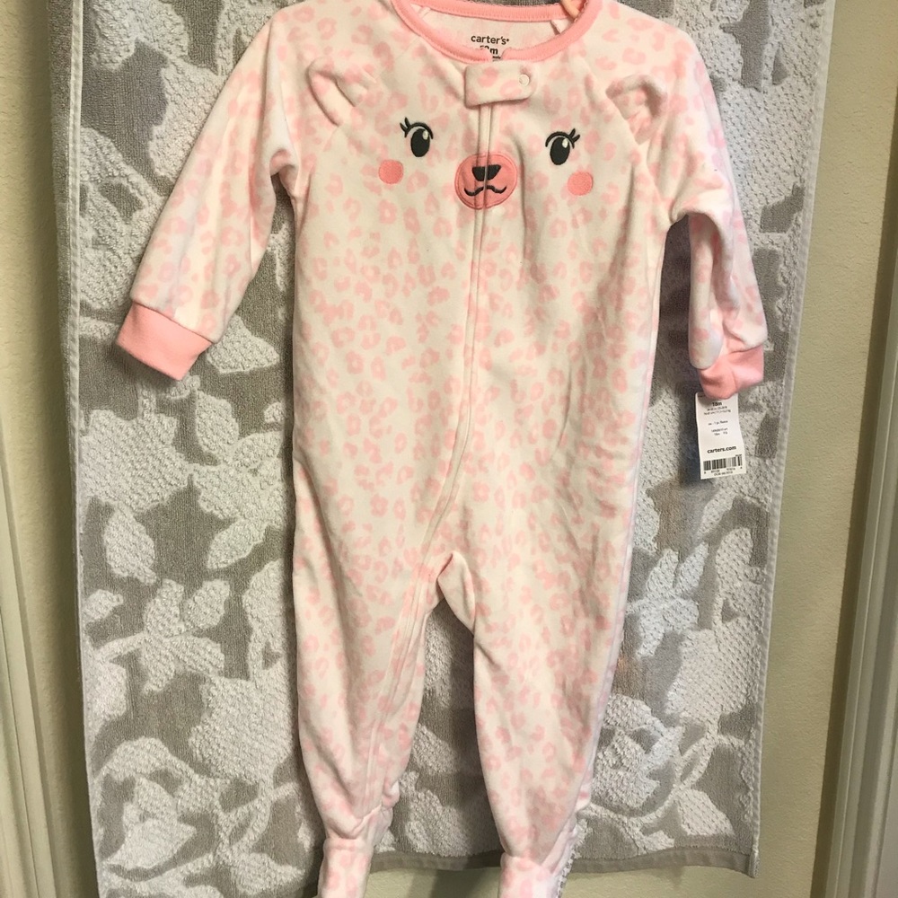 18 mo Microfleece onesie girl pajama